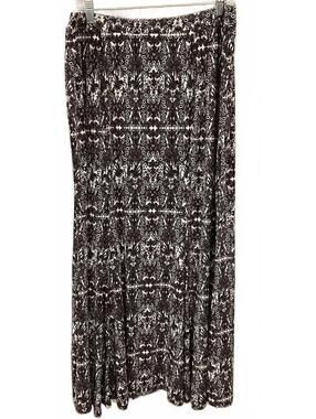 Cato Womens Elastic Waist Long Purple Skirt Size 18/20W